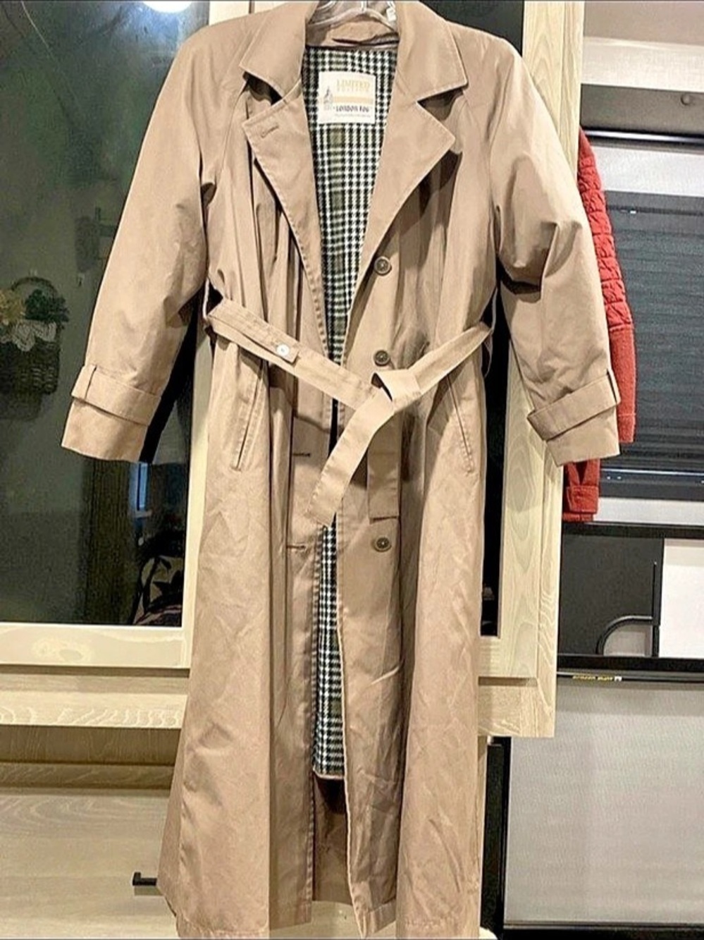 London Fog Limited Edition Trench Coat Brown Size 8